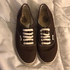 Brown Vans size 9.5
